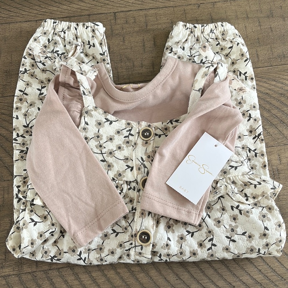 Jessica Simpson 3/6 month two piece set